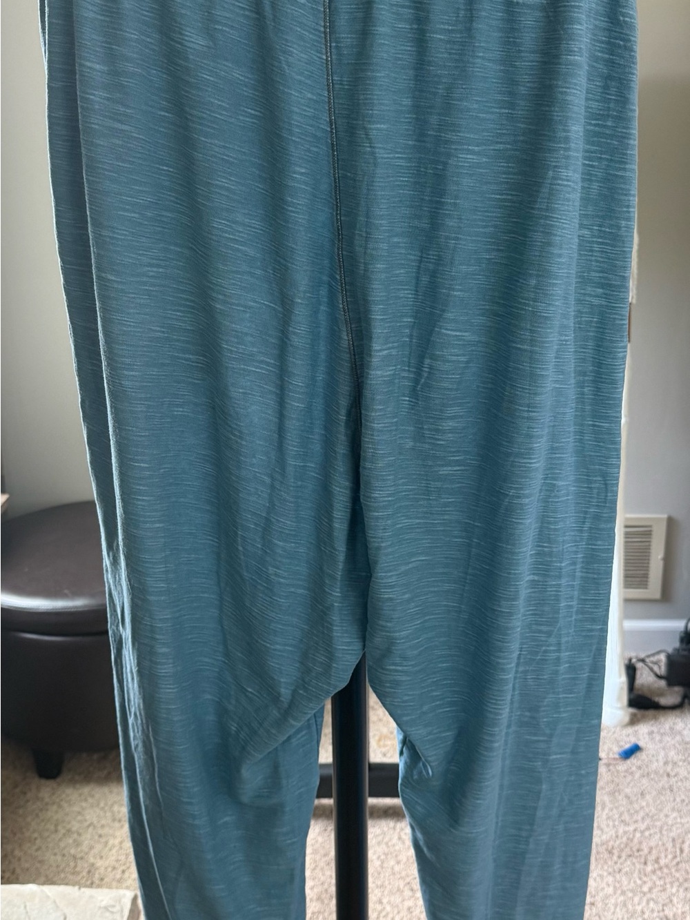 Free People Intimately Heathered Blue Lounge Pants Women’s Medium Soft Knit - Picture 3 of 4